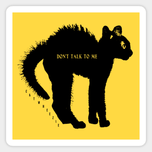 Social Anxiety Kitty Sticker